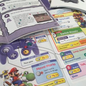 Collection of opened Video Game Manuals