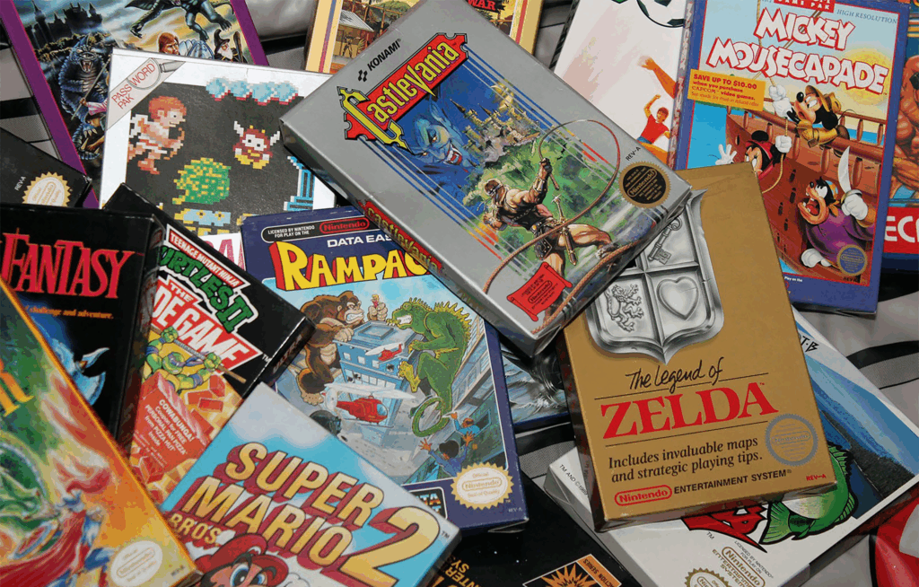 The lost joy of game manuals 5 A pile of classic Video Game Manuals