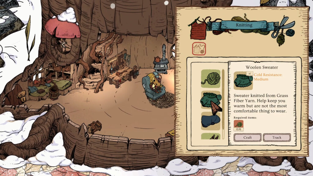 Winter Burrow - knitting sweater