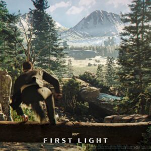 007 First Light - jumping over a log