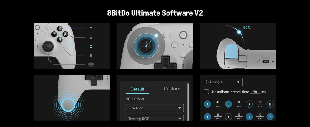 8BitDo Ultimate 2 Controller - Ultimate Software V2