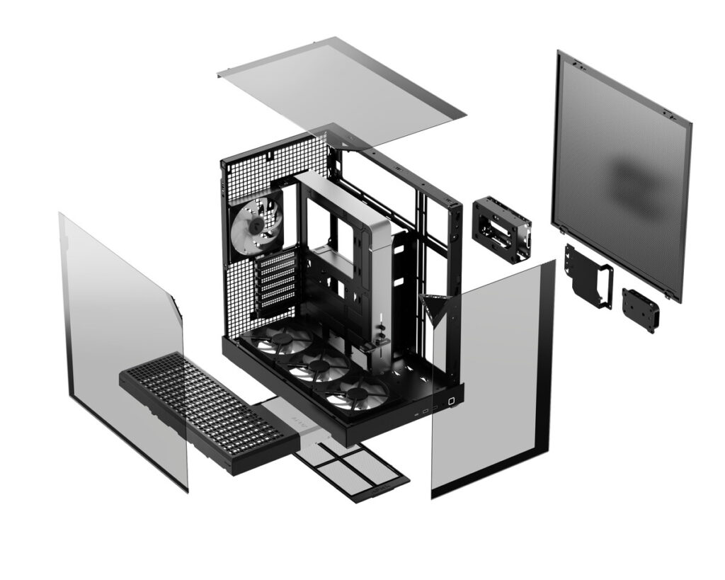 APNX V2 Case in Black - Dismantled