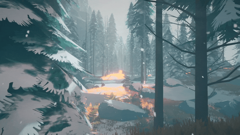 Arctic Awakening gifd showcasing moments from the game