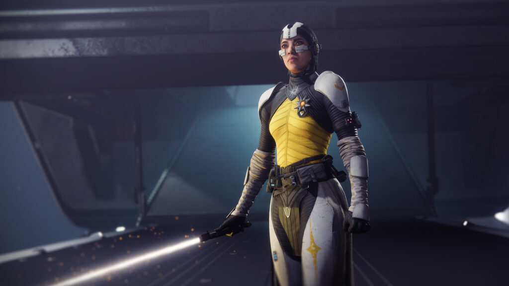 Destiny 2 Renegades - character holding a light saber 