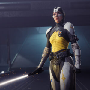 Destiny 2 Renegades - character holding a light saber