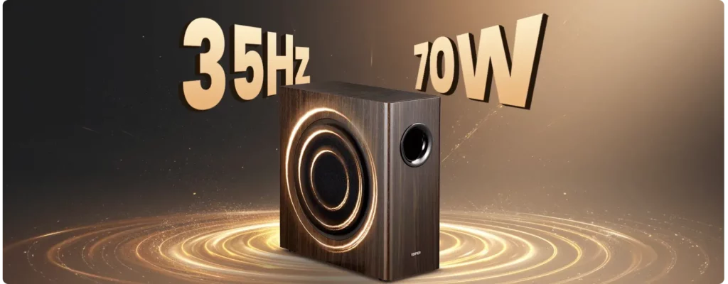 Edifier T5s Subwoofer - 35Hz and 70W
