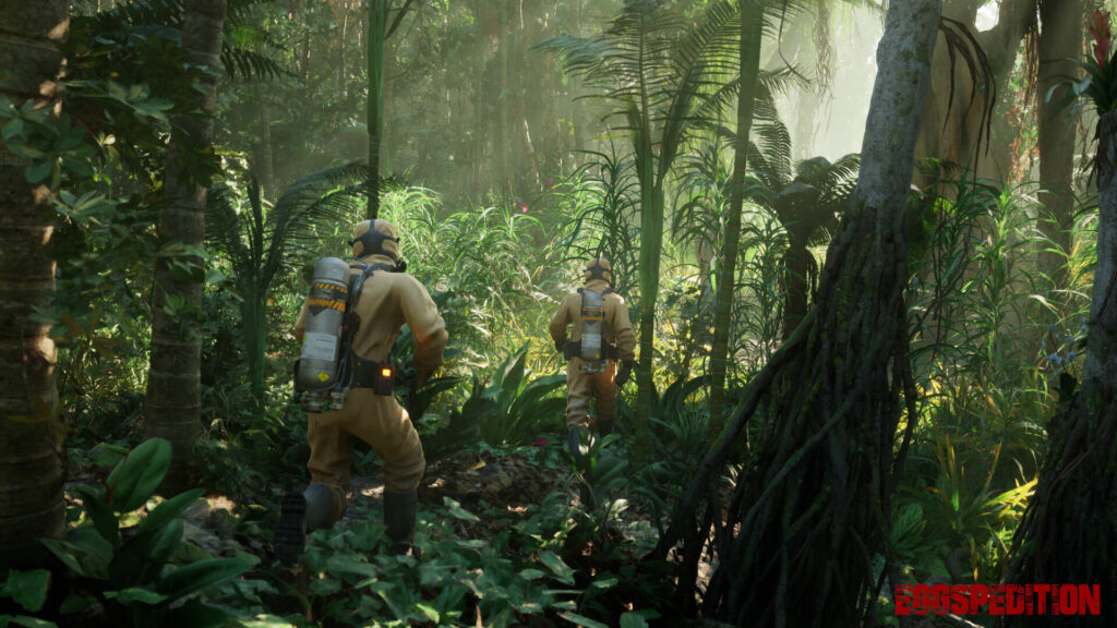 Eggspedition - going through forest 