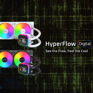 MONTECH HyperFlow Digital AIO CPU cooler - Key Art
