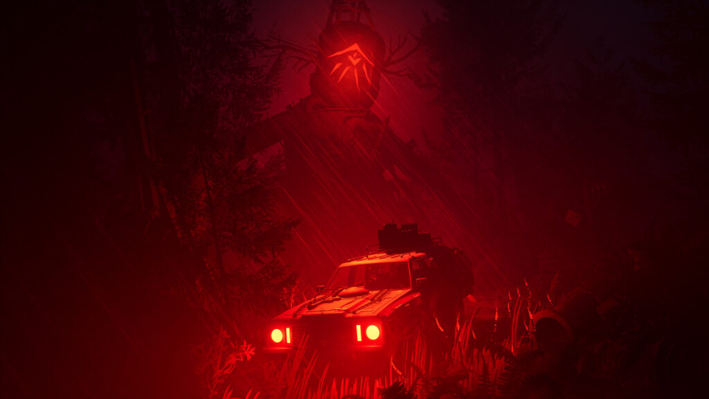 Pacific Drive Whispers of the Woods - key art