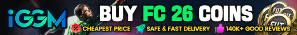 IGGM.com Banner - Buy EA FC 26 Coins