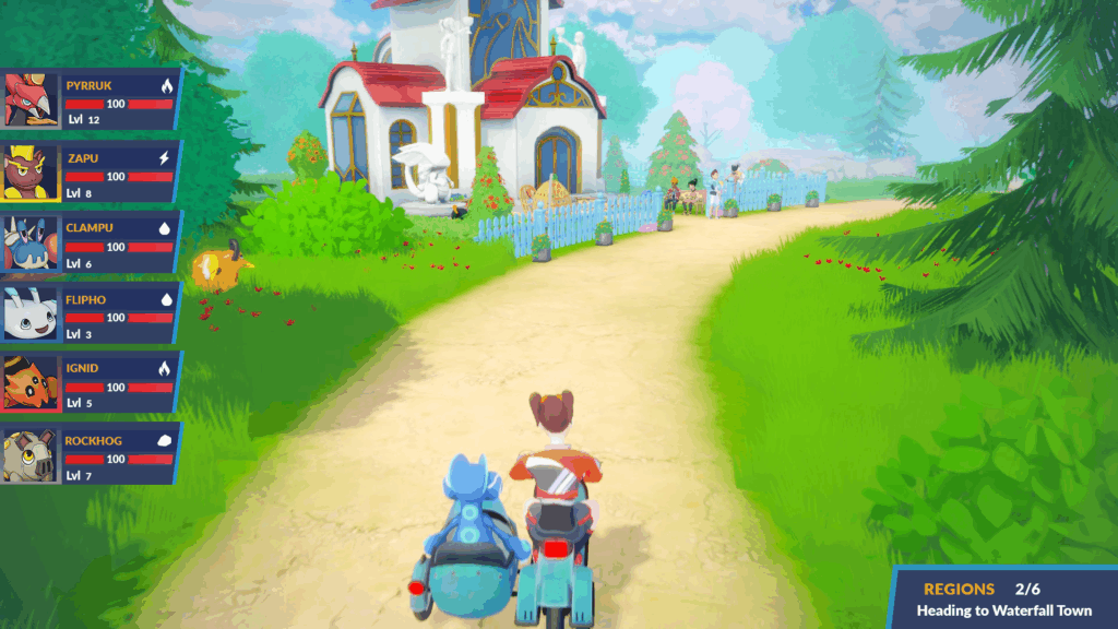 Path to Tamer Town - Walking along path