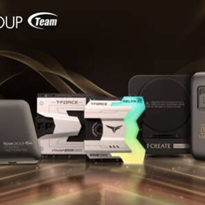 Key Art for a bunch of different products from TEAMGROUP