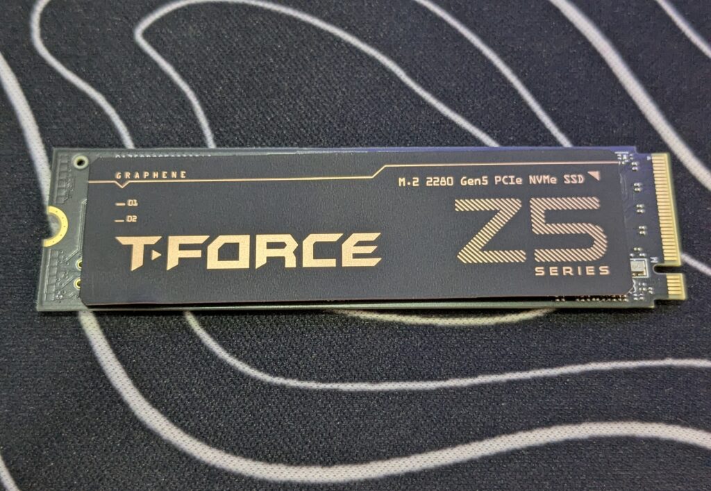 TEAMGROUP T-FORCE Z540 1TB Gen5 NVMe SSD - Graphene Sticker