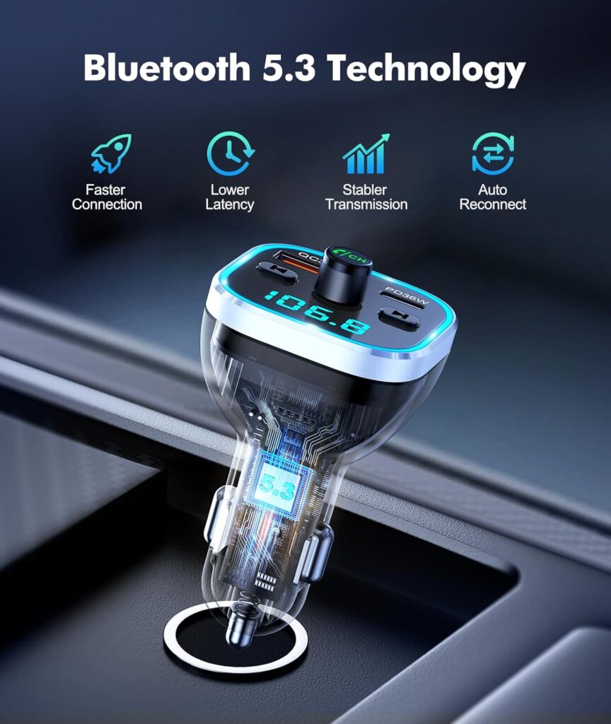 Mohard Bluetooth 5.3 Car Adapter - Features