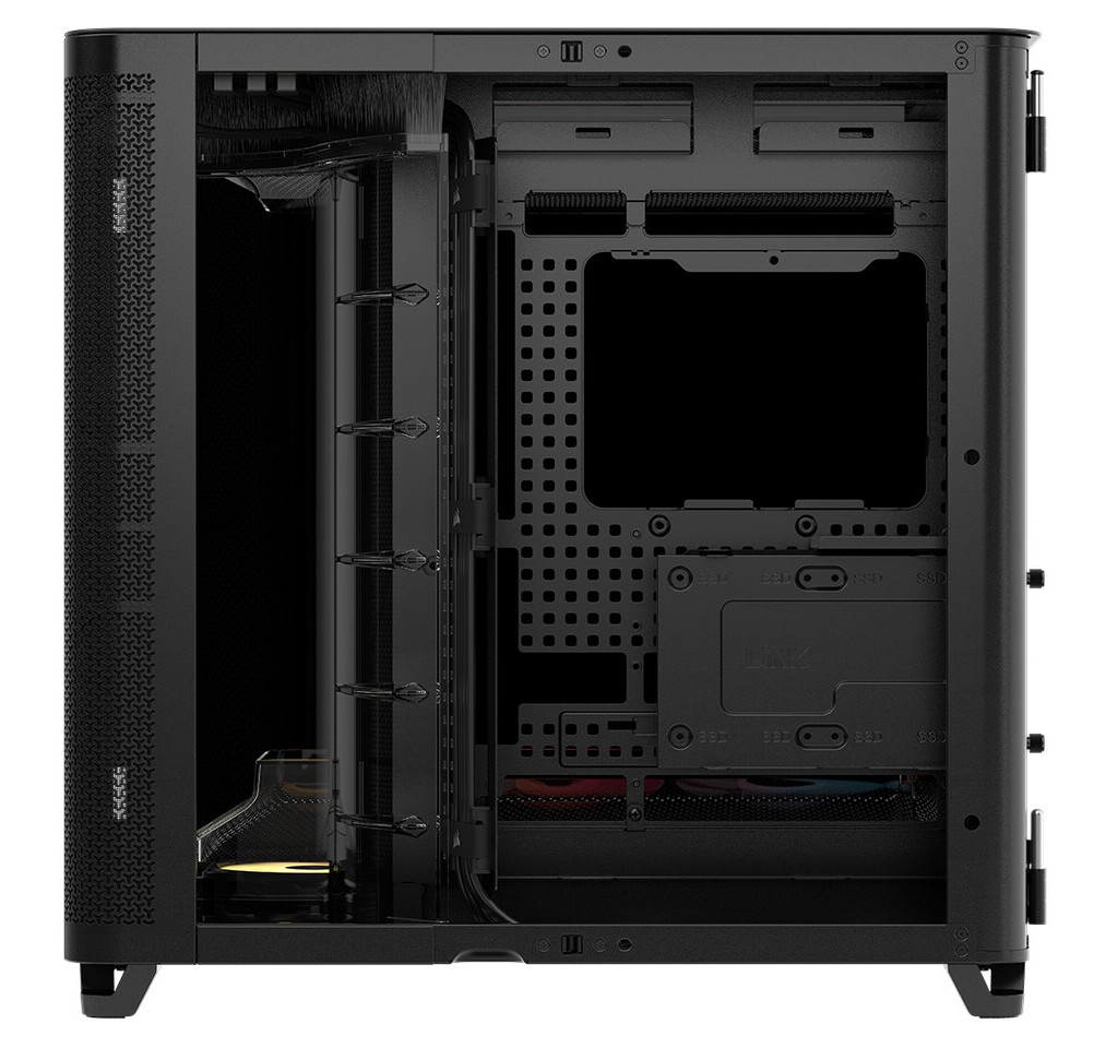 Corsair AIR 5400 PC Case - Side View - Black