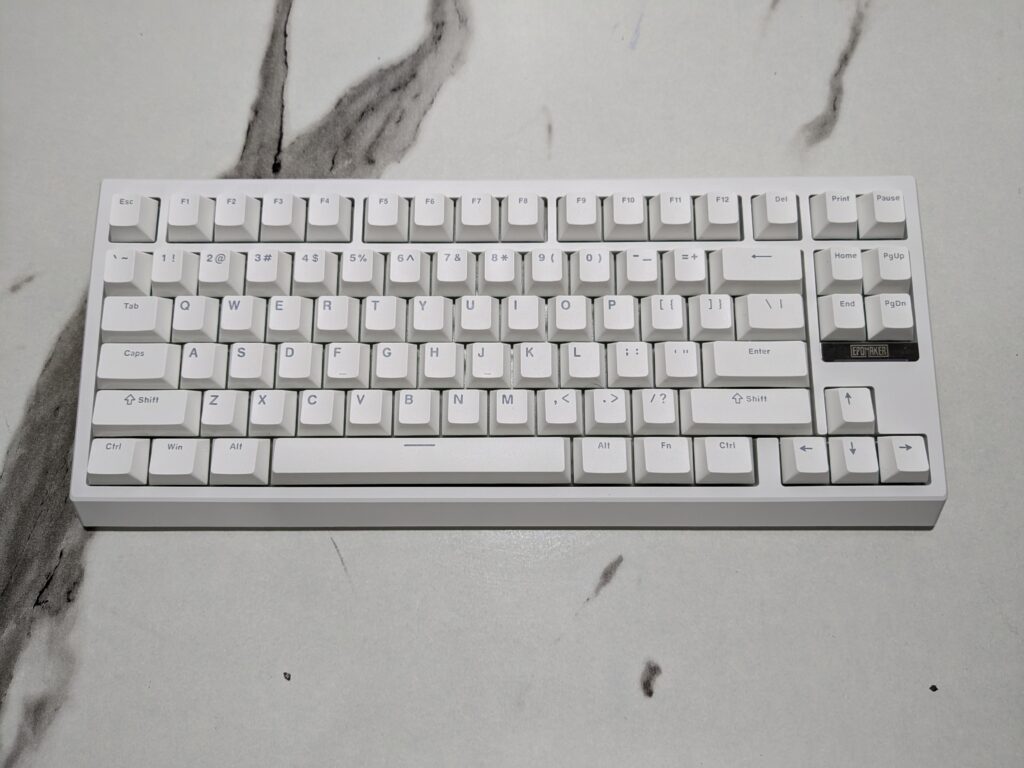 EPOMAKER G84 Mechanical Keyboard - Top view