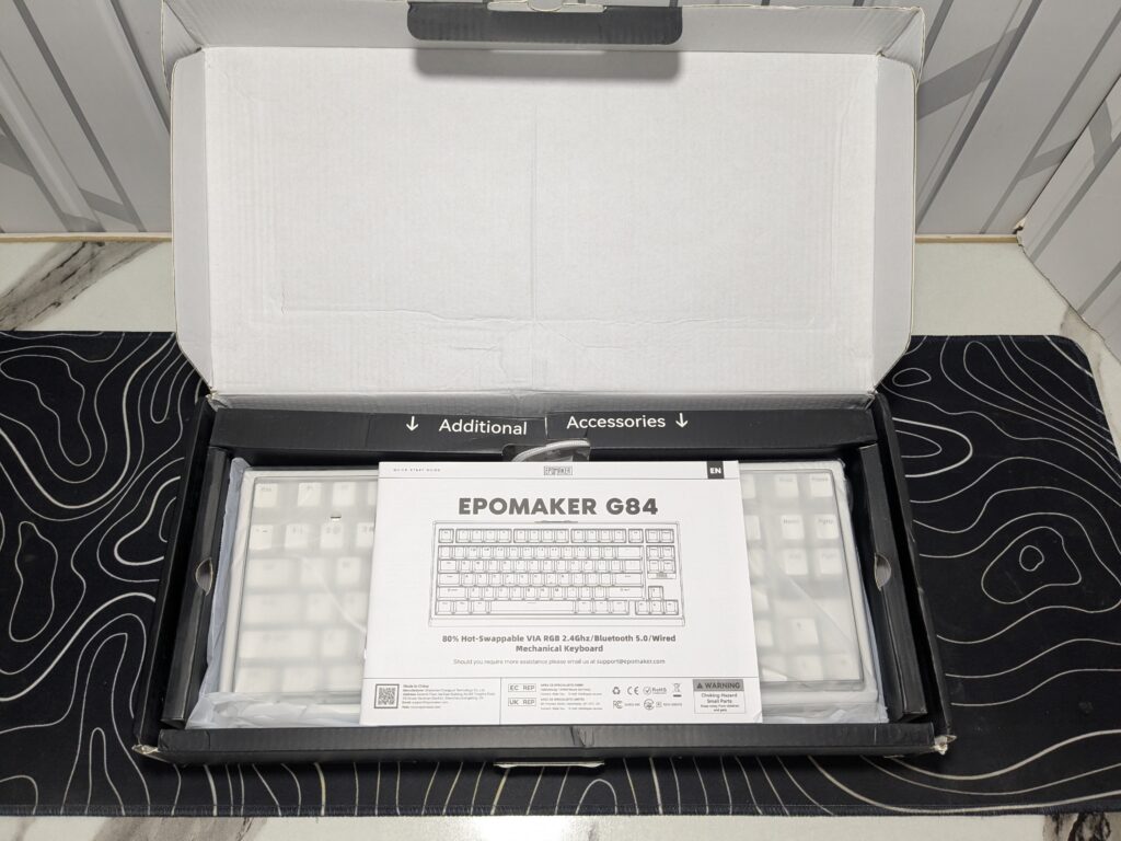 EPOMAKER G84 Mechanical Keyboard - Box open