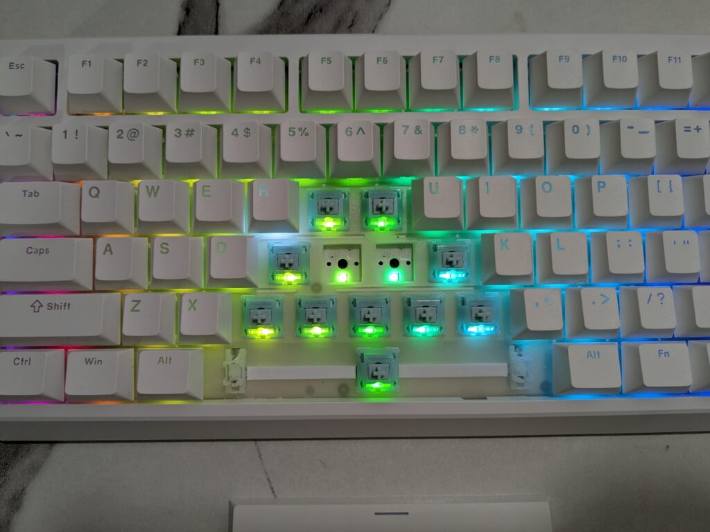 EPOMAKER G84 Mechanical Keyboard - RGB lighting