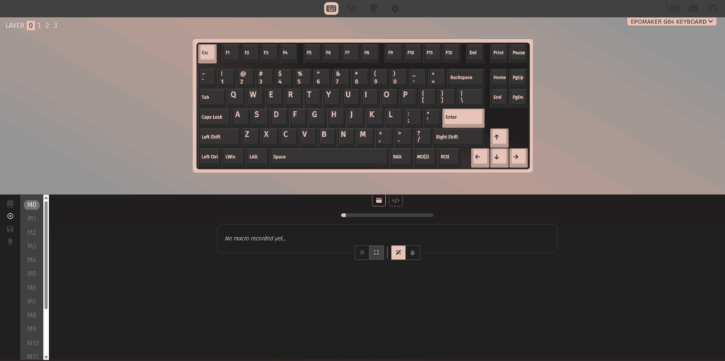 EPOMAKER G84 Mechanical Keyboard - Macro software