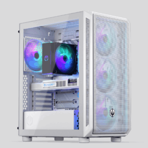 Endorfy Arx 500 White ARGB PC case - Key Art