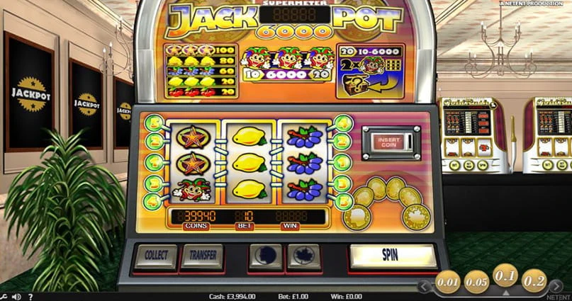 6 top slots with high RTP: Where players find more value 3 Jackpot 6000 one of many popular slots from NetEnt