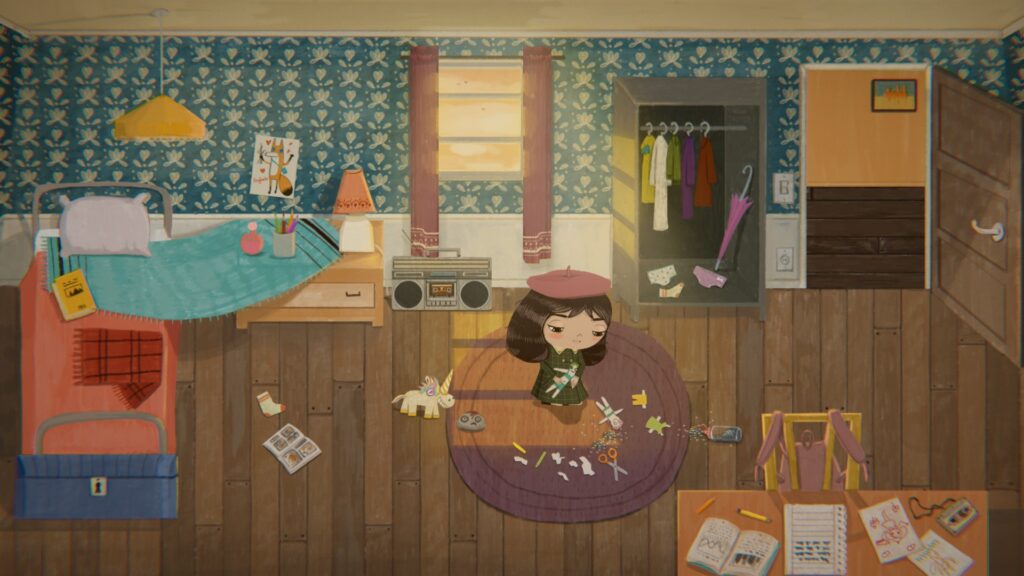 Little Misfortune - Sitting on the bedroom floor