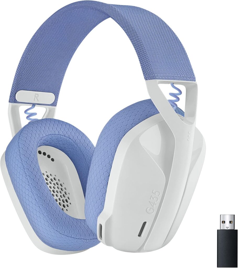 Win one of three Logitech G435 Wireless Gaming Headsets 2 Logitech G435 LIGHTSPEED - White