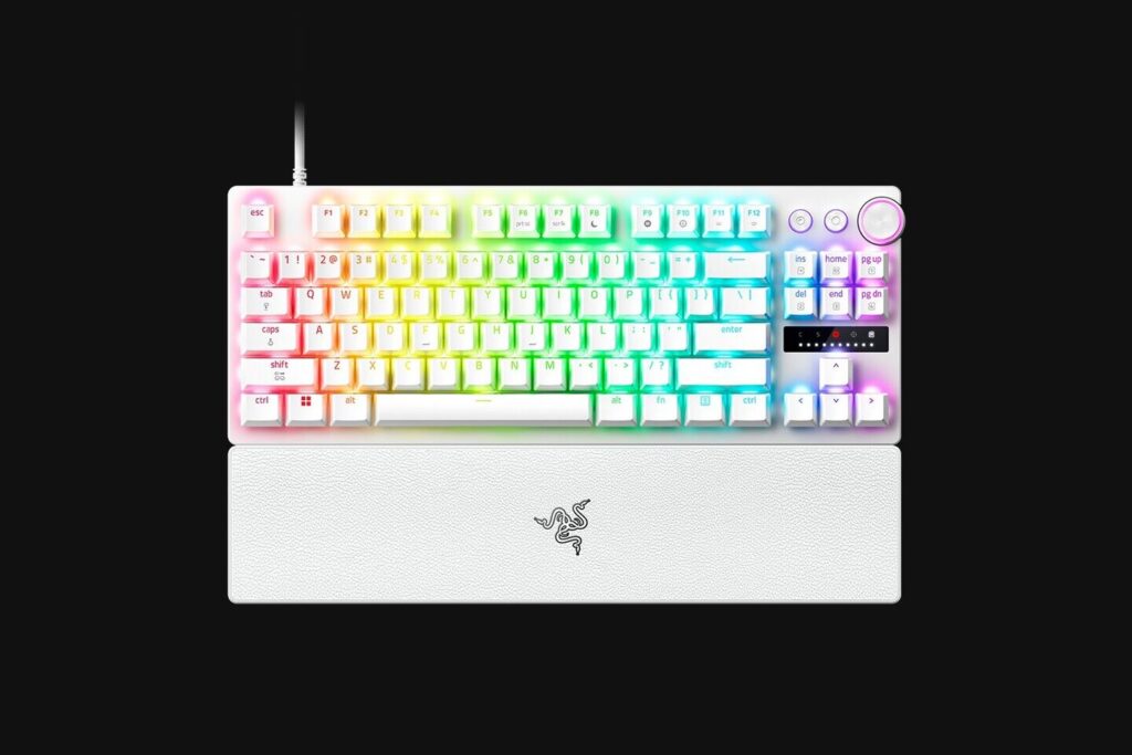 Razer Huntsman V3 Pro gaming keyboard - White