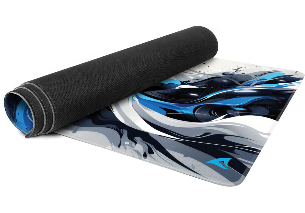 Sharkoon SKILLER SGP35 mouse mat rolled up