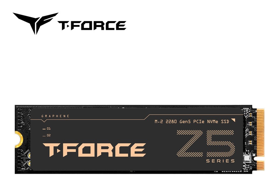 TEAMGROUP T-Force Z54E Gen 5 SSD (Front)