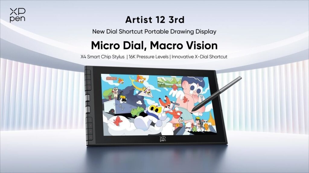 XPPen Artist 12 3rd drawing display - Key Art