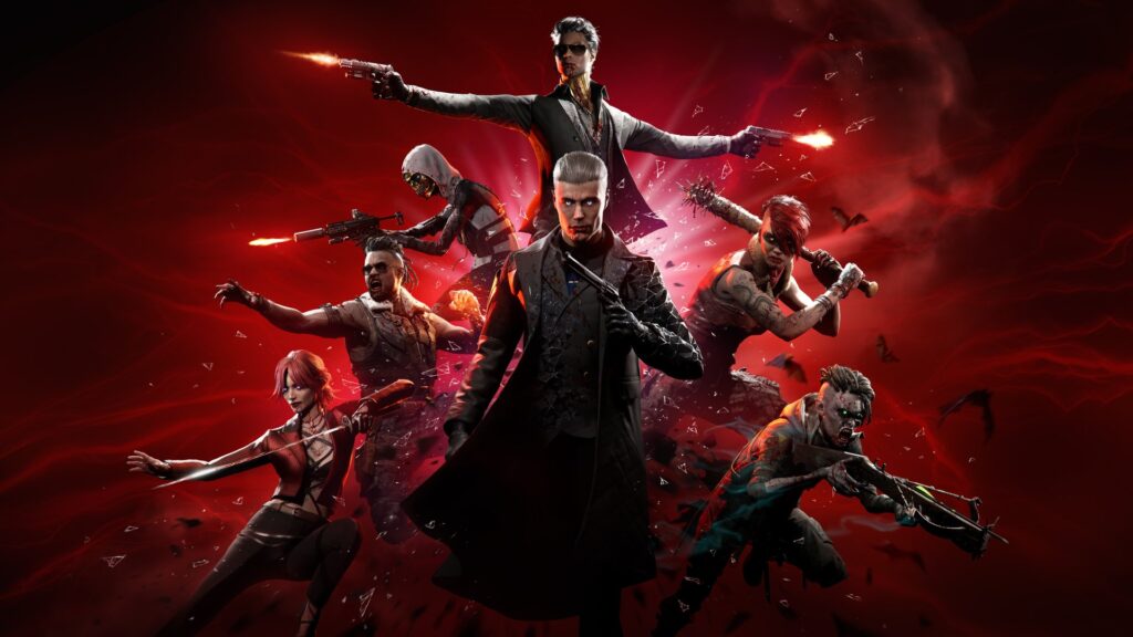 Vampire the masquerade -  the Bloodhunt key art 