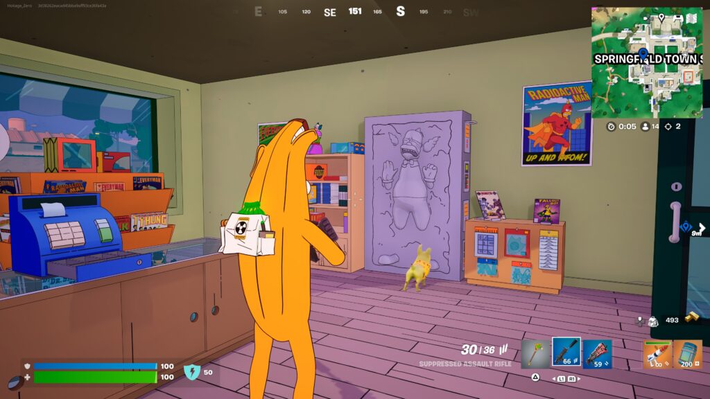 Fortnite x The Simpsons - Carbonite Homer