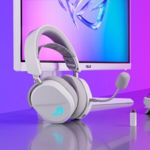 ASUS ROG Pelta White gaming headset - Key Art