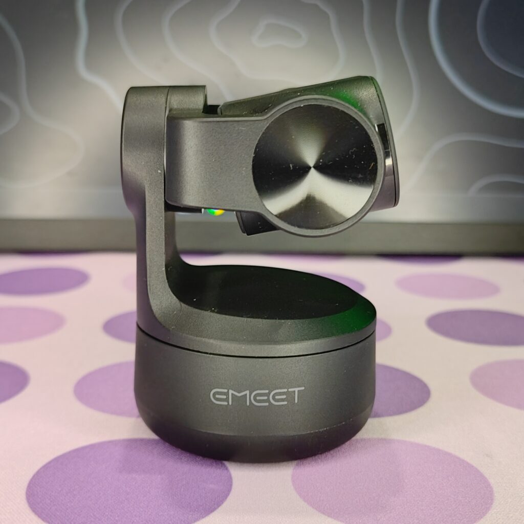 EMEET PIXY 4K dual-camera AI PTZ webcam review: Smart, sharp, but not quite perfect 9 EMEET PIXY 4K AI Webcam - Side view