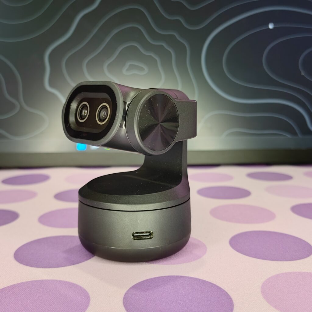EMEET PIXY 4K dual-camera AI PTZ webcam review: Smart, sharp, but not quite perfect 11 EMEET PIXY 4K AI Webcam - Angled view