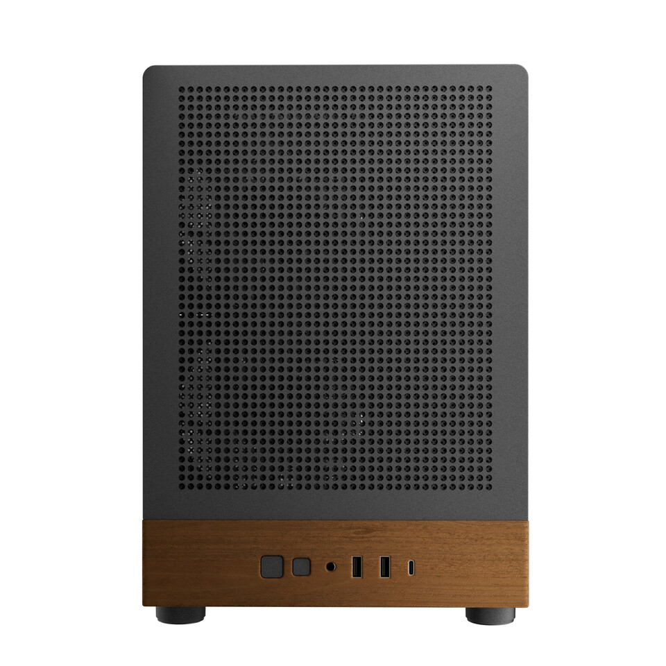 GAMDIAS ATHENA M4M Series PC Case - Wood Effect