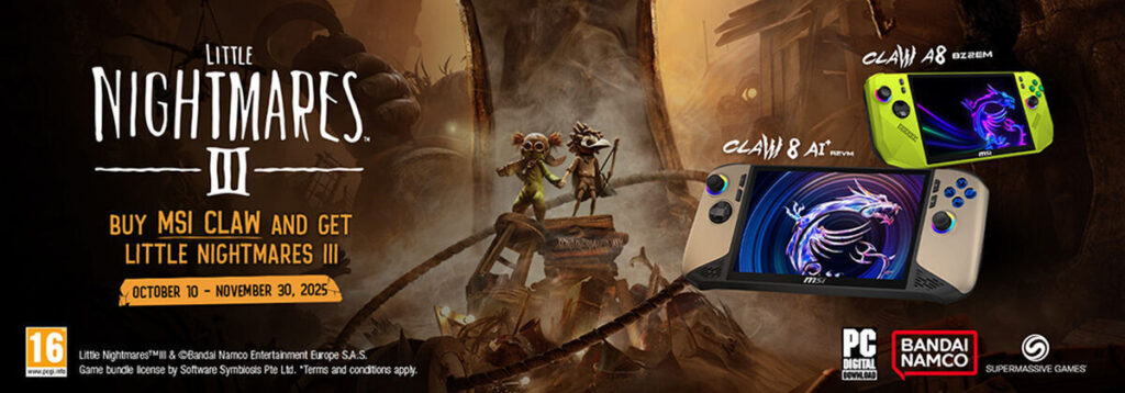 Little Nightmares III bundle for Claw handheld - Buy Now banner art
