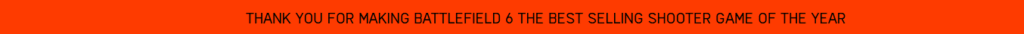 Battlefield 6 - best selling shooter of the year according to EA 