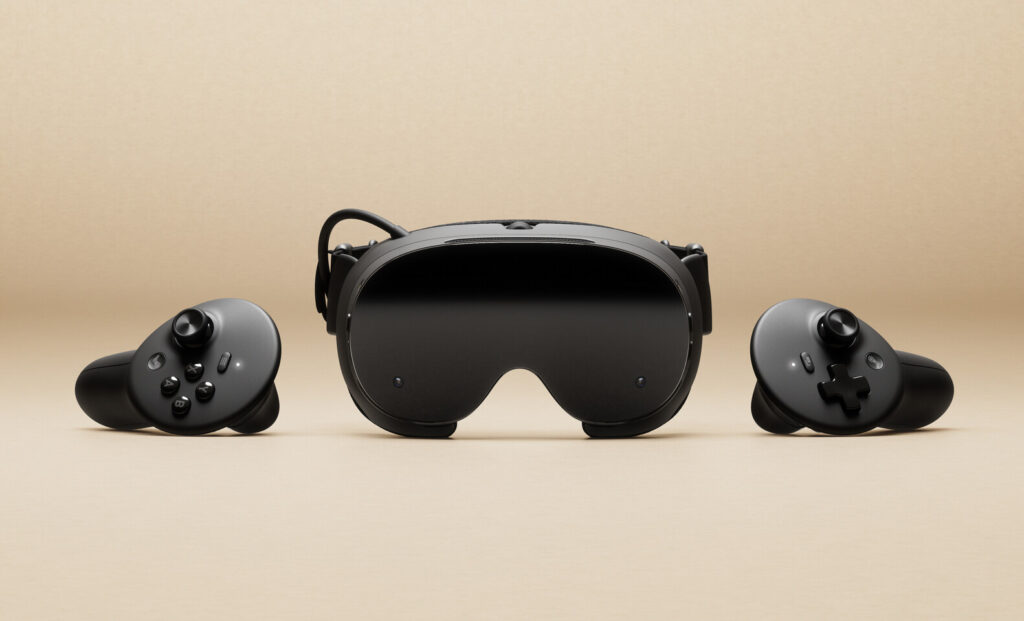 Valve's Steam Frame VR Headset and Controllers