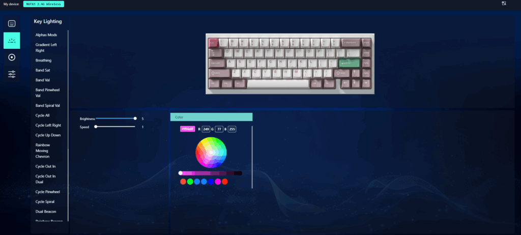 Weikav NUT65 review: A compact budget keyboard that gets the essentials right 18 Weikav NUT65 - software