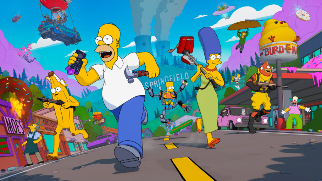Fortnite x The Simpsons - Key Art