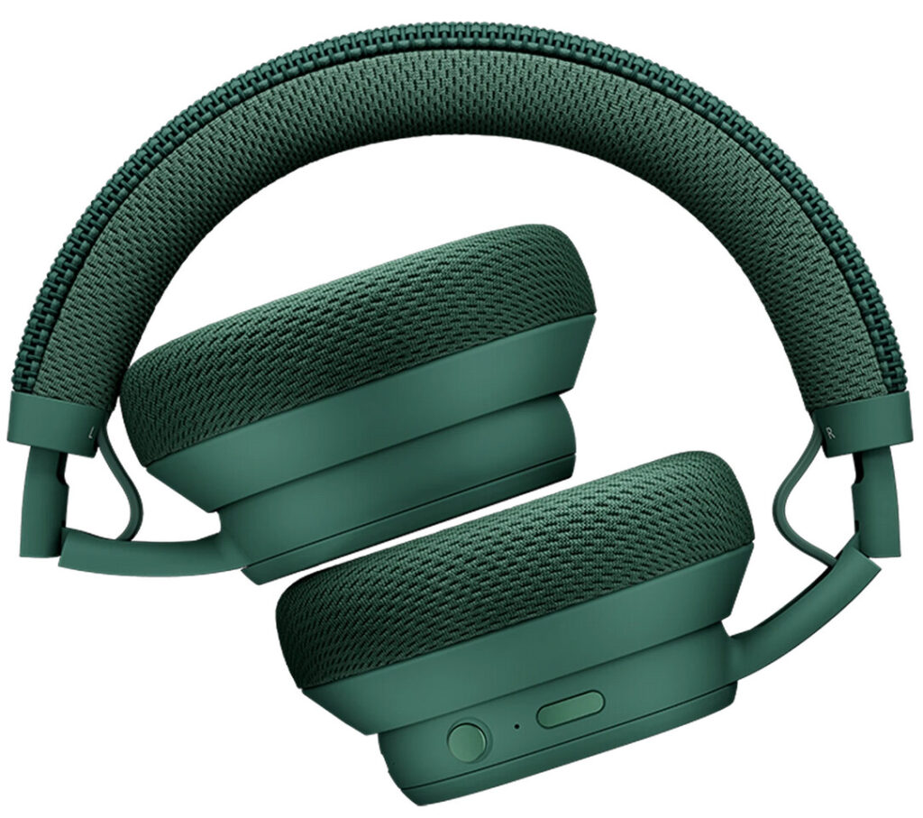 Fairbuds XL bring a powerful and positive upgrade for everyday listeners 2 Fairphones Fairbuds XL - Green - Folded