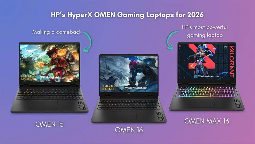 HP Omen 2026 laptops look powerful and exciting with new chips and RTX graphics 1