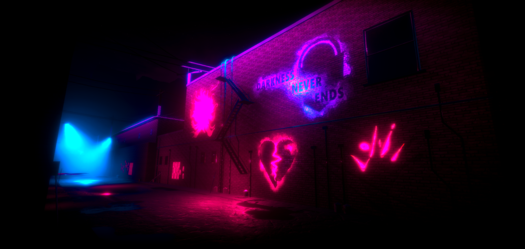 I Dream of Demons - Darkness Never Ends Graffiti