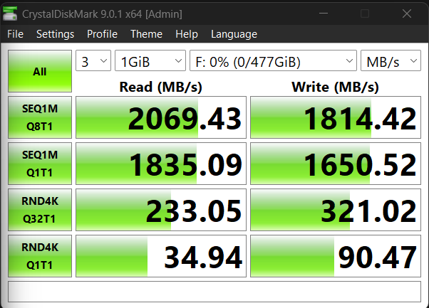 MOVESPEED SP20 review: A must have drive 12 MOVESPEED Solid State USB Drive Speed Test on PC