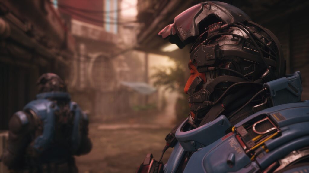 No Law from the makers of The Ascent is a first-person open world shooter RPG 3 No Law - Gameplay shot