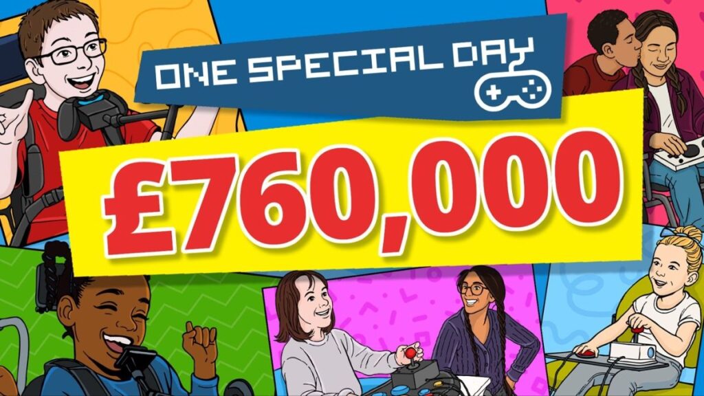 One Special Day raises over £760k for SpecialEffect, marking its biggest year yet 4 One Special Day - £760,000 Raised for SpecialEffect