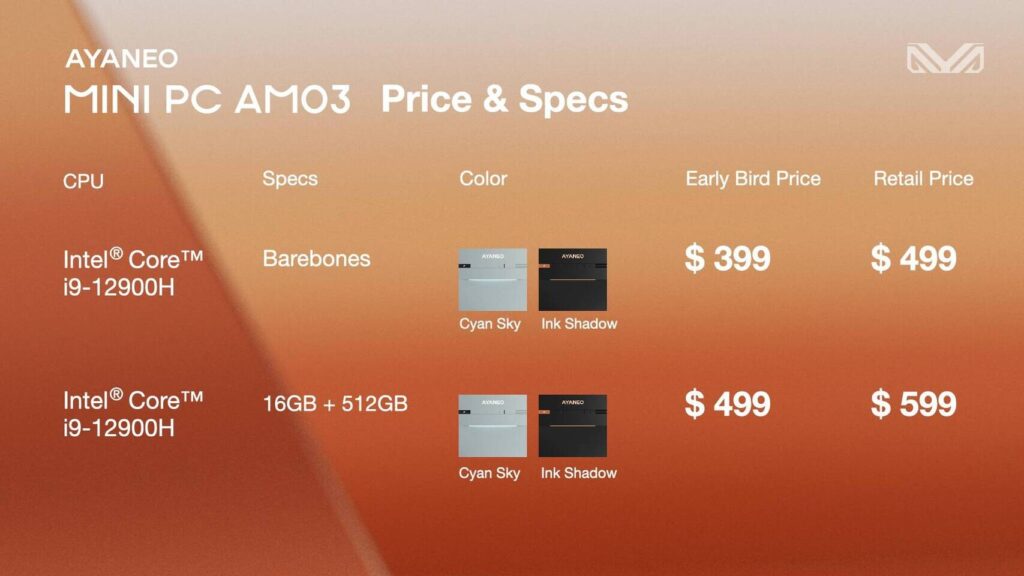 Ayaneo AM03 mini PC brings powerful performance with stylish design 5