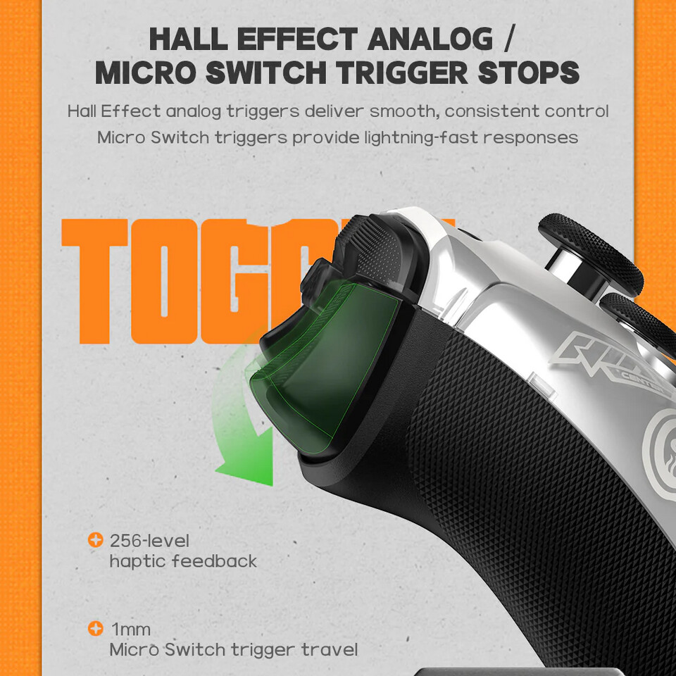 GameSir G7 Pro controller Zenless Zone Zero - Hall Effect Analog / Micro Switch Trigger Stops